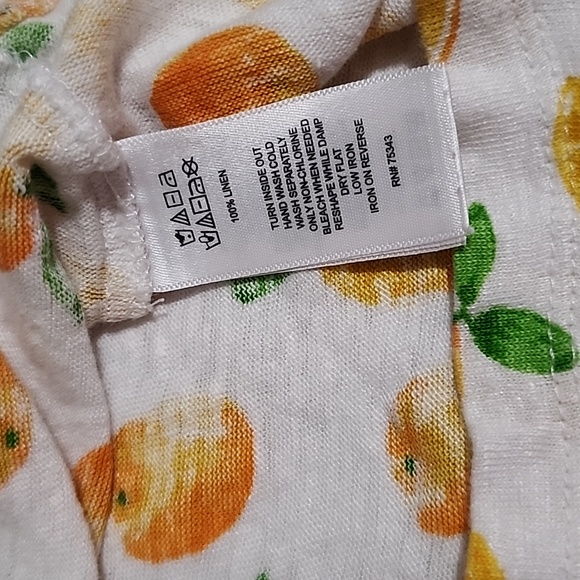 Orange/citrus Cynthia Rowley shirt - Picture 4 of 10